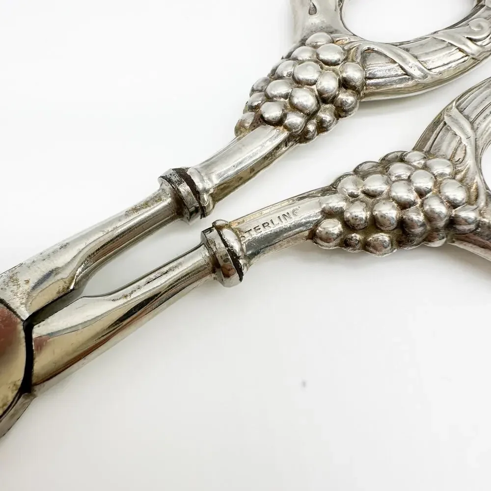 Antique Sterling Silver Grape Shears – Hans Jensen Danish Design by Voss Cut Co.